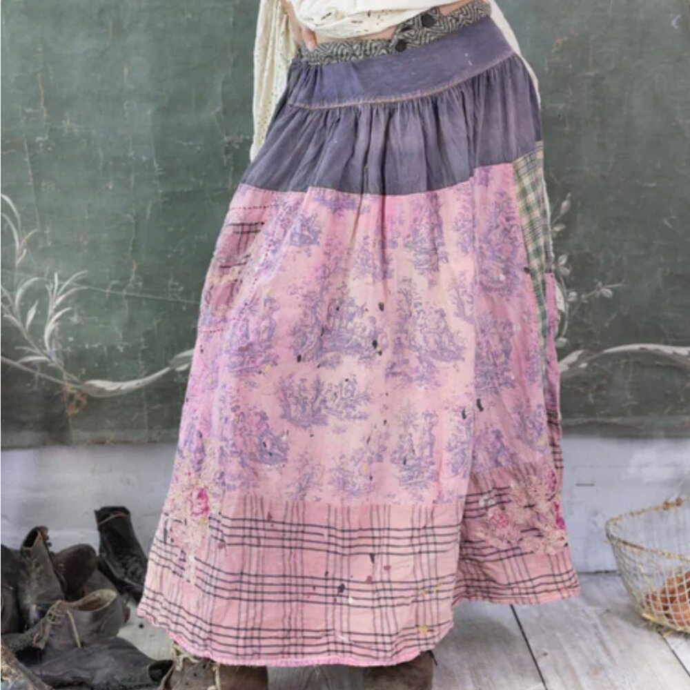 NWT Magnolia Pearl Patchwork Friendship Skirt